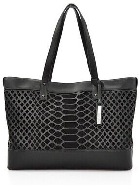 Joe's Jeans Black Tote Bag Addison Tote carry-all handbag